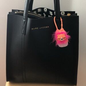 Marc Jacobs Black Leather Tote Bag – Fair Condition